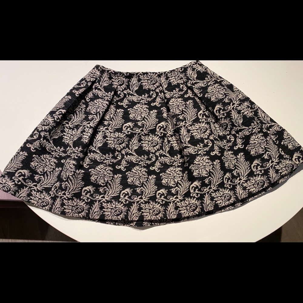 Alice and Olivia Black and Grey Skirt